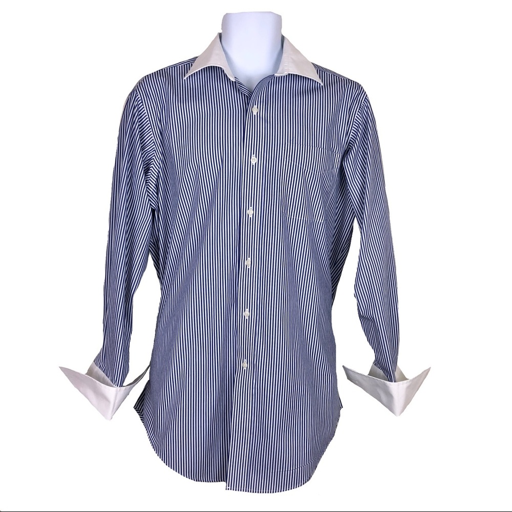 American Living Striped Dress Shirt Sz 15.5 32/33